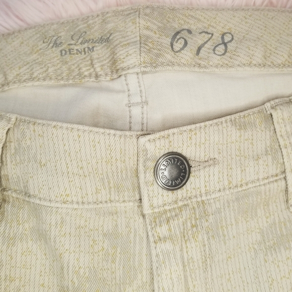 The Limited 678 Ankle Zip Flattering Fit Floral Jeans - Picture 7 of 10